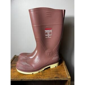 TINGLEY Premier G2 Composite Safety Toe Knee Boots Men’s Sz 7 Red Waterproof